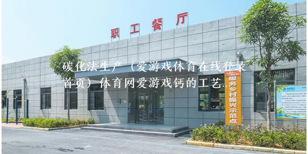 碳化法生產(chǎn)輕質(zhì)碳酸鈣的工藝流程