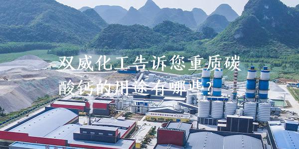 雙威化工告訴您重質(zhì)碳酸鈣的用途有哪些？