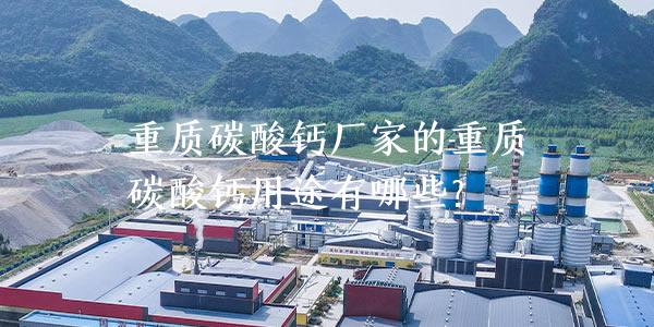 重質(zhì)碳酸鈣廠家的重質(zhì)碳酸鈣用途有哪些？